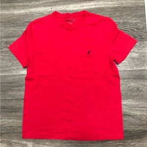 Nautica Men's T-Shirt - Red - Size L